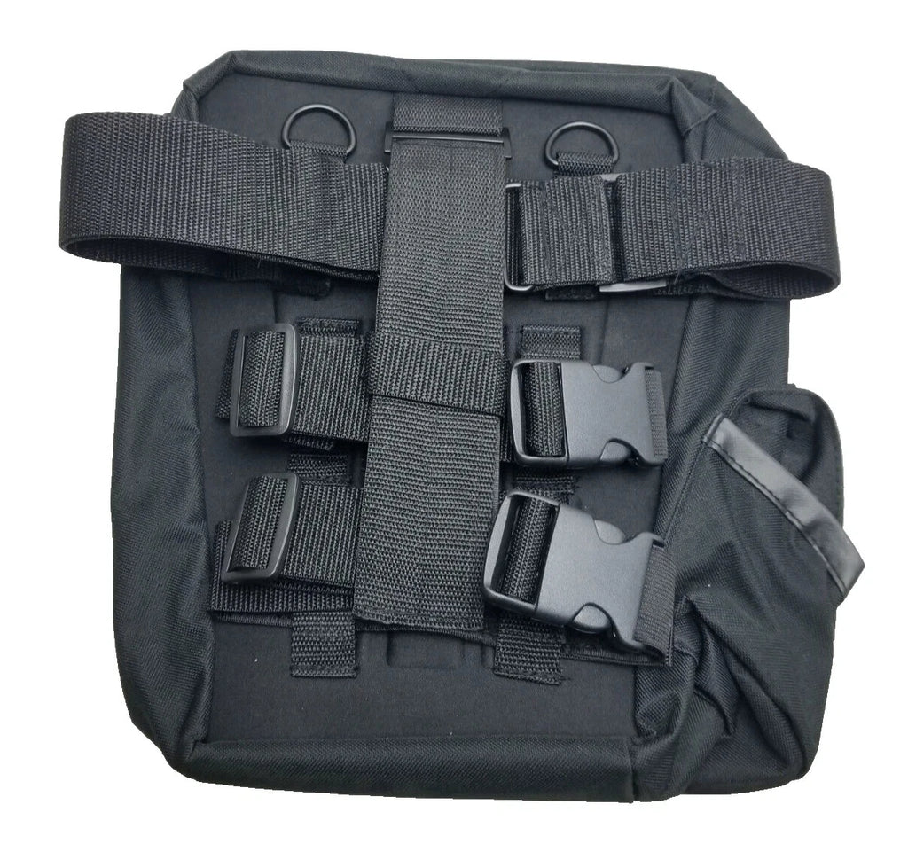 Tactical Training Drop Leg Pouch Bag Gas Mask Swat Military Hunting, MSA, Mestel