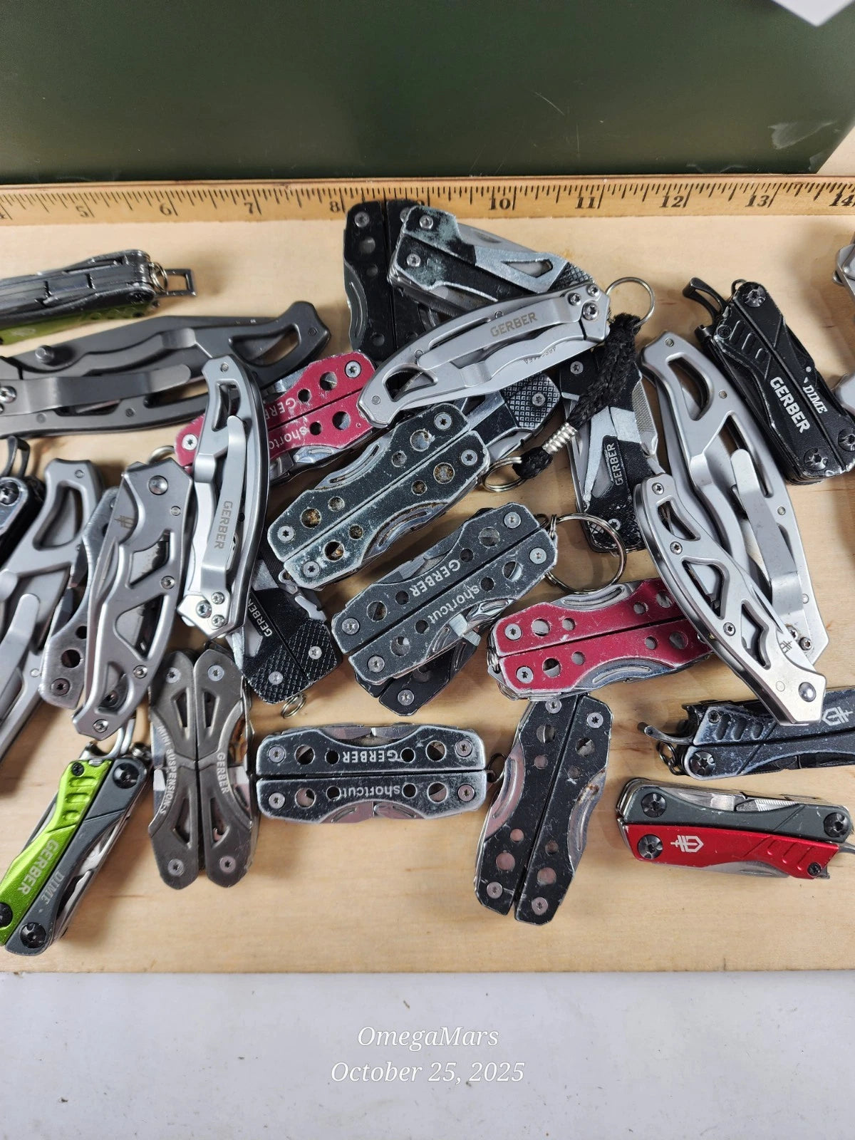Gerber Mystery Box of 4 - 4.5 lbs, random multi tools and knives.