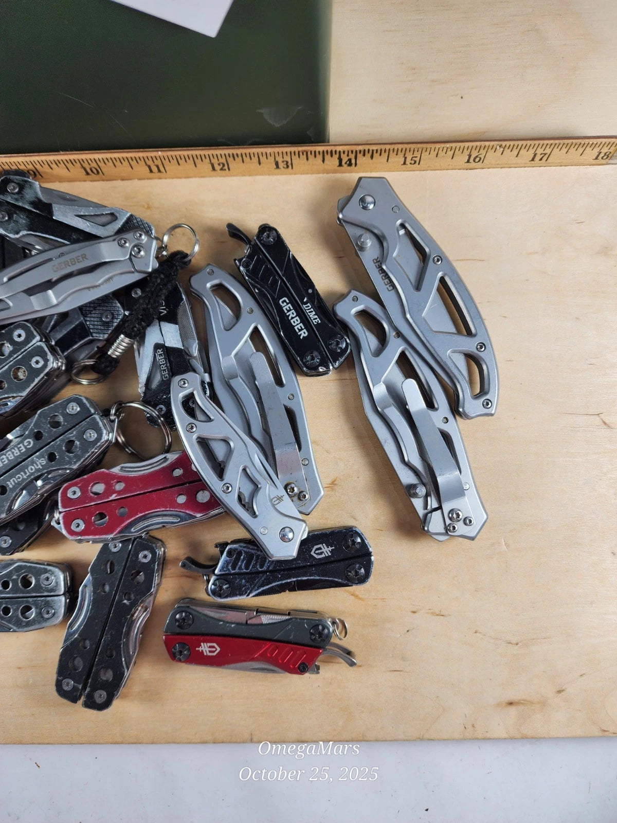 Gerber Mystery Box of 4 - 4.5 lbs, random multi tools and knives.